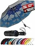 Repel Regenschirm Klein, Sturmfest, Kompakter, Robuster Taschenschirm Automatik, Sturmfest, Reise Regenschirm, Leichtes, Starkes Fiberglasgestell, Wasserdicht - Für Rucksack & Handtasche
