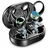 Bluetooth Kopfhörer Sport, Kopfhörer Kabellos Bluetooth 5.4 mit ENC Noise Cancelling und 4 HD Mics, In Ear Kopfhörer mit Hi-Fi Stereo, 50 Std Kabellose Ohrhörer, USB-C/LED-Display, IP7 Wasserdicht