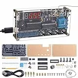 Lumenrix DIY Thermometer Hygrometer Lötbausatz mit K-Typ Thermoelement, Temperaturmesser -50°C bis 450°C mit LED-Anzeige & Alarmfunktion, Elektronik Projekt für Werkstatt, Gewächshaus & STEM