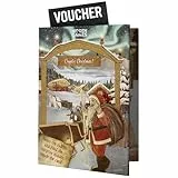 Hidden Games - Puzzle Card - Cryptic Christmas - British UK - Christmas Card, Greeting Card, Escape Room Card, Gift Card, Money Gift Card