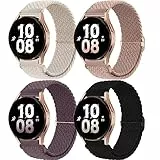 chinbersky 20mm Nylon Geflochtenes Armband Kompatibel mit Samsung Galaxy Watch 4/5/6/7/FE 40mm 44mm Armband/Watch5 Pro/Watch 4&6 Classic/Active 2 40mm 44mm/Watch3 41mm/Gear Sport/Gear S2 Classic