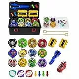Wotean Battling Tops, 12 Kreisel, 3 Werfer, 1 Griff, 3 Mittelringe und 4 Basen, mit Aufbewahrungsbox, Geburtstagsgeschenk，AA