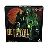 Hasbro Betrayal at House on The Hill dritte Auflage, kooperatives Brettspiel ab 12 Jahren, 3-6 Spieler, 50 mehrfarbige, einfarbige Geisterszenarien (Deutsch)