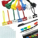 Feegela 250 Stk Kabelbinder bunt 150x3mm UV-beständig hitzebeständig