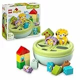 LEGO DUPLO Formsortierer: Welpenhaus - Montessori Sortierspielzeug für Kleinkinder mit bunten Steinen in verschiedenen Formen - Lernspielzeug für Feinmotorik für Mädchen & Jungen ab 18 Monaten - 10441