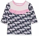 Schnizler Baby - Mädchen Sweat-Shirt Interlock Schwäne 813196, 11 - Marine, 56