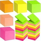 5 Block Haftnotizen Klebezettel,76 x 76 mm Klein Sticky Notes,Selbstklebende Notizzettel Haftnotizen Blöcke für Büro Zuhause Schule Sitzung,75 Blätter/Block,375 Blatt Insgesamt-5 Farbe