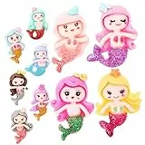 Artibetter 10stücke Pack Harz Meerjungfrauen Verzierungen Zarte Meerjungfrauen Flatback Charms Für Diy Haarclips Und Handyhüllen
