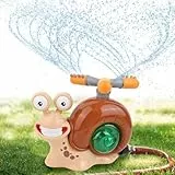 COZCLAM Wassersprinkler, Outdoor Garten-Sprinkler mit 2 Zubehör zur Schlauchbefestigung, Sprinkler Spiele für Wasserblume, Außenbereich, Rasen, Garten, Pool-Party