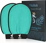 Yiclick Koreanische Peeling-Handschuhe, Peelinghandschuh für Bad - Peeling Handschuh Körperpeeling - abgestorbene Haut Entferner für Damen und Herren - exfoliating glove, peeling, body scrub