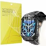 Blueshaweu Schutzfolie Kompatibel für BAMBOOINN X1 Smartwatch Herren 2,13”, HD klar Flexible TPU Displayschutzfolie [6 Stück] Kompatibel mit Bambooinn X1 Smartwatch (transparent)