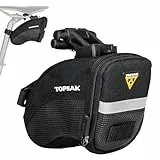 Topeak Aero Wedge Pack Fahrrad Sattel Tasche, 15000006, Größe small, Schwarz