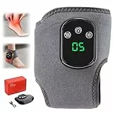 Aktualisiertes 4-in-1 Fußmassagegerät, Fussmassagegerät elektrisch, tragbarer kabelloser Knöchelmassagegerät, Fußwärmer mit 3 Vibrationsmodi, 5 Heizstufen und Timer-Funktion