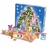 Littlest Pet Shop - Adventskalender der Pet Shop - 8 Pet Shop und 16 Zubehörteile - 24-Tage-Weihnachtskalender - Mini-Tierfiguren zum Sammeln - Spielzeug für Kinder ab 4 Jahren - BF00609