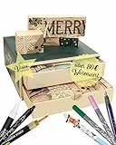 ONLINE Handlettering Adventskalender 2025 I Kreativ-Kalender Teenager Mädchen, Jungen & Erwachsene I Schreibwaren-Adventskalender mit über 25 Produkten I Kalligrafie, Lettering & Tutorials