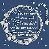 CheersLife Freundschaftsarmbänder Damen Armband Silber 925 Beste Freundin Geschenk Armband Für Freundin Bff Geschenke
