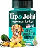 Natureflow Hip and Joint Supplement for Dogs 50ct, Power of Nature, Made in USA, Up to 100 Days Supply, with Green-Lipped Mussel, Glucosamine, Chondroitin, MSM & Devil’s Claw, for All Breeds