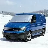 Walser Frontscheibe Abdeckung Auto L, Frostschutz Auto Frontscheibe, Scheiben Abdeckung Auto Winter, Autoabdeckung Winter, Frontscheibenabdeckung Winter, Scheibenabdeckung Auto Winter 230x110 cm