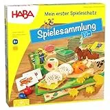 HABA Mein erster Spieleschatz - Große Spielesammlung für Kinder ab 3 Jahren – 10 Klassische Spiele: Memory, Lauf- & Farbspiele – 1004278001