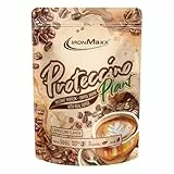 IronMaxx Plant Proteccino Cappuccino - 500 g Beutel | Veganer Protein Coffee mit echtem Kaffee | Ohne Zuckerzusatz | High Protein & koffeinhaltig