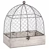 Rayher Deko Voliere, zur Dekoration, 25x14x28cm, 46347000, Natur