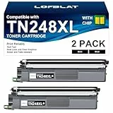 TN248XL TN248 MFC-L3760CDW Toner Ersatz für Brother TN248XL TN-248XLBK für Brother MFC-L3740CDW DCP-L3520CDW MFC-L3740CDWE DCP-L3520CDWE HL-L3220CDW HL-L3240CDW DCP-L3520CDW (2 Schwarz)