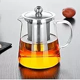 Kreative Teekanne, passend für eine Person, mit hitzebeständigem Edelstahlfilter, perfekt für Tee und Kaffee (450ml)