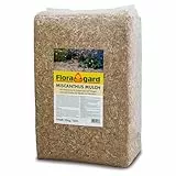 Floragard Miscanthus-Mulch 125 L – nachhaltige Rindenmulch-Alternative aus Miscanthus zur Bodenabdeckung – hemmt Unkraut, speichert Feuchtigkeit & verbessert das Bodenklima in Beeten & Gartenbereichen