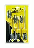 Stanley Tools sta060209 PH/SL Essential Schraubendreher – Gelb/Schwarz (Set von 6)