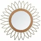 ATMOSPHERA CREATEUR D'INTERIEUR Specchio da Sole in Rattan D50