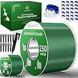 KESSER® Begrenzungskabel 500m + 1600 Erdspieße + 24 Kabelverbinder für Mähroboter Rasenmäher Rasenroboter Zubehör Set Begrenzungsdraht kompatibel mit Gardena/Bosch/Worx/Einhell/Honda/ROBOMOW