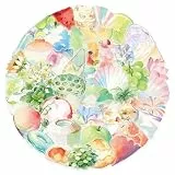 APAREAL50 Stück Sommer Aesthetic Stickers 50 Stück, Süße Frucht Floral Strand Aufkleber für Scrapbooking Journal Fotoalbum Koffer Planer Handyhülle Kindle Laptop, Wasserfeste Transparente PET Decals