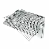 Activa Grillrost, Brennerabdeckung und Fettauffangschale, Silber