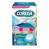 Corega Intensiv Reiniger (Tabs) für Voll- und Teilprothesen, Retainer und Aligner, Zahnschutzschienen und andere herausnehmbare Zahnspangen, 1x108 Stk.