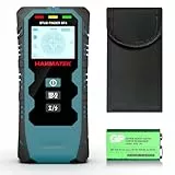 HANMATEK Stud Finder Wall Scanner,5 in 1 Multifunktions Stud Locator mit Upgraded Smart Sensor Audio Alarm HD LCD Display,Leitungssucher Ortungsgerät für Metall, Bolzen, Gips, AC-Draht, Rohre
