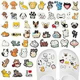 Pilikoll 52 Stücke Schuh Charm Kinder PVC-Schuhdekoration Cartoon-Schuhdekoration Schuh-Anhänger Charme Schuh Dekoration für Shoe Bands Armband Bracelet Party Children Gifts Party Favour