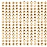 PandaHall 300pcs 14K Vergoldete Messingperlen 4mm Gold Perlen Abstandsperlen Goldmetallperlen Langlebige runde Glatte Zwischenperlen für den Sommer Stapelbare Halsketten Armbänder Ohrringherstellung