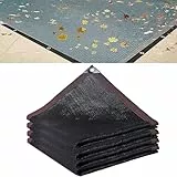 Laubnetz Für Pool - Rechteckiges Laubnetz Im Boden Poolabdeckung,Feinmaschiges Pool-Abdeckungs-Teichnetz Zum Abdecken des Pools, Auffangen Von Blättern, Sonnenschutz (5x10m/6x12m)