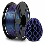 FLASHFORGE PLA 3D-Druckerfilament 1,75 mm - 1 kg Chamäleon-Farbwechsel (Nebula Purple) - Hochpräzises & Umweltfreundliches Filament