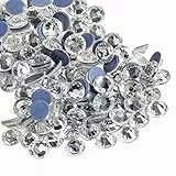 Beadsland 2880 Stück Hotfix Strasssteine, Hitzefix Strasssteine zum Basteln, Hotfix Kristall Runde Edelsteine, Kristall Weiss (SS6/1,9–2,1 mm)