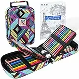 H & B 72 Buntstifte Set Bleistifte für Malbücher，Professionelles Buntstifte für Erwachsene,Zeichnen, Skizzieren und Ausmalen