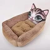 【Haustiersofa】Gemütliches gepolstertes Bett für Katzen und Hunde in stilvollem Design, weiche und warme Hundehütte für Komfort und Entspannung