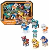 Rubble & Crew - Spielfiguren-Geschenkset mit 7 Hundefiguren zum Sammeln, Spielzeugfiguren, Spielzeug geeignet für Kinder ab 3 Jahren