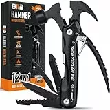BIIB Geschenke für Männer, 12 in 1 Multitool Gadgets für Papa Geschenk, Adventskalender Füllung Männer, Geburtstagsgeschenk für Ihn Weihnachtsgeschenke, Camping Zubehör Papa Geschenk Weihnachten