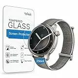 Frgnie Displayschutzfolie Kompatibel für Amazfit Balance Smartwatch (3 Stück) 2023 New GTR 9H Gehärtetes Glas Schutzfolie
