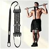 INNSTAR Klimmzugband, Klimmzughilfebänder Set,Verstellbar Pull Up Klimmzughilfe, Innovative Klimmzug Bänder Krafttraining und Home Gym-Pull up Band (Schwarz 165lbs Adjustable Resistance)