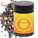 Hallingers Waldbeergenuss - Loser Früchte-Tee mit Brombeere, Holunder & Erdbere (Dose) - Geschenk im Sommer & als perfektes Grillgeschenk | Geburtstag Glückwunsch Genesung Danke Freundschaft