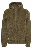 11 Project PRDaag Herren Teddy-Jacke Übergangsjacke Jacke mit Kapuze Kordelzug Kängurutasche Reißverschluss Regular fit, Größe:L, Farbe:Ivy Green (190512)