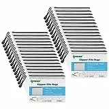 30-Pack Dokumententasche A6, ipow Reißverschlussbeutel Mesh Taschen Set Zipper Beutel für Datei,Papier, Dokumente, Kosmetika und Reiseutensilien (30 Pack GröBe A6)