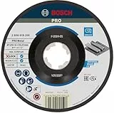 Bosch Professional gekröpfte Schruppscheibe Expert (für Metall, X-LOCK, Ø125 mm, BohrungsØ: 22,23 mm, Dicke:6 mm), 2608619259, Ø 125 mm